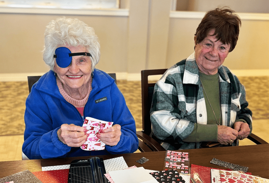 Resident enjoying life